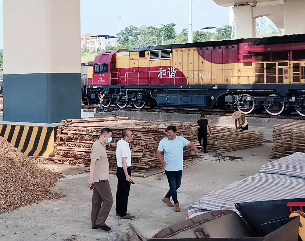 考察鐵路運(yùn)輸裝卸情況.jpg 考察鐵路運(yùn)輸裝卸情況.jpg